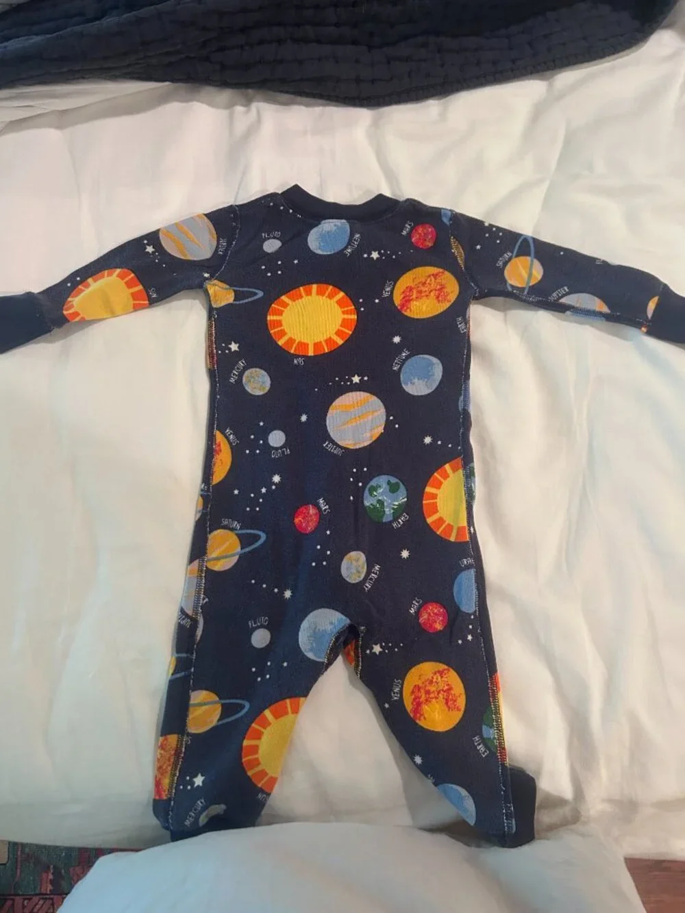 Hanna Andersson Baby Zip Sleeper In Organic Cotton 12-18mo